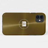 Koper Glanzend Roestvrij staal Metaal Case-Mate iPhone Case (Achterkant (horizontaal))