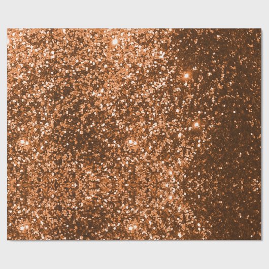 Koper Glitter Wrapping Papier (Vlak)