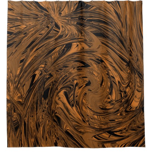 Koper Glory Douchegordijn (Voorkant)