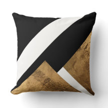 Koper Goud Geometrisch Zwart Wit
