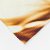 Koper Goud Golvende Metallic Look Fleece Deken (Hoek)