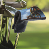 Koper Goud Zwart Draak Golfheadcover