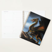 Koper Goud Zwart Draak Planner (Display)