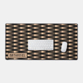 Koper Goud Zwart Industrieel Roestvrij staalkunst Bureaumat (Keyboard & Muis)