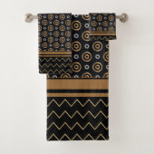 Koper, goudzilver-metalen bad handdoek (Insitu)