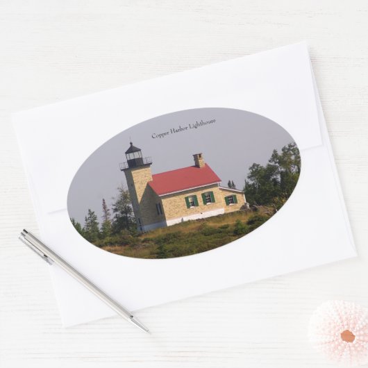 Koper Harbour Lighthouse sticker (Envelop)