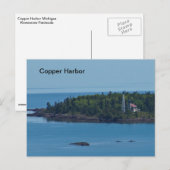 Koper Harbour Michigan Lighthouse Briefkaart (Voorkant / Achterkant)
