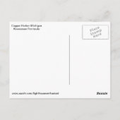 Koper Harbour Michigan Lighthouse Briefkaart (Achterkant)