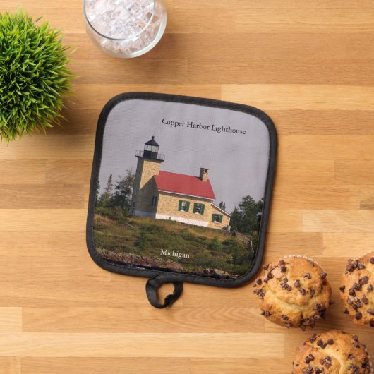 Koper Harbour Vuurtoren pot houder (Top down)