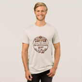 Koper, het goud van de arme man Tri-Blend shirt (Voorkant volledig)