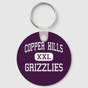 Koper Hills - Grizzlies - High-West Jordan Utah Sleutelhanger