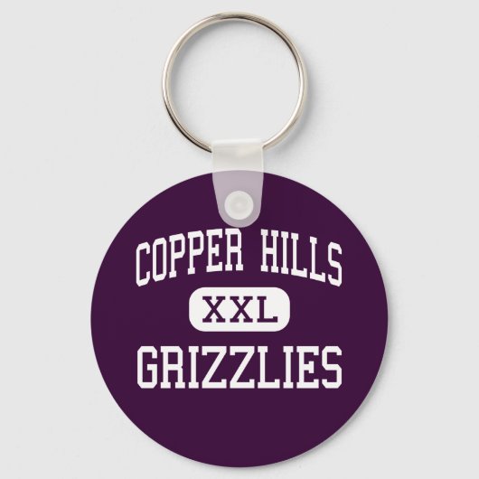 Koper Hills - Grizzlies - High-West Jordan Utah Sleutelhanger (Voorkant)