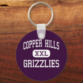 Koper Hills - Grizzlies - High-West Jordan Utah Sleutelhanger (Voorkant)