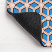 Koper II Verdraaide hex-Muismat Muismat (Hoek)