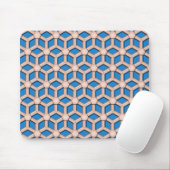 Koper II Verdraaide hex-Muismat Muismat (Met muis)
