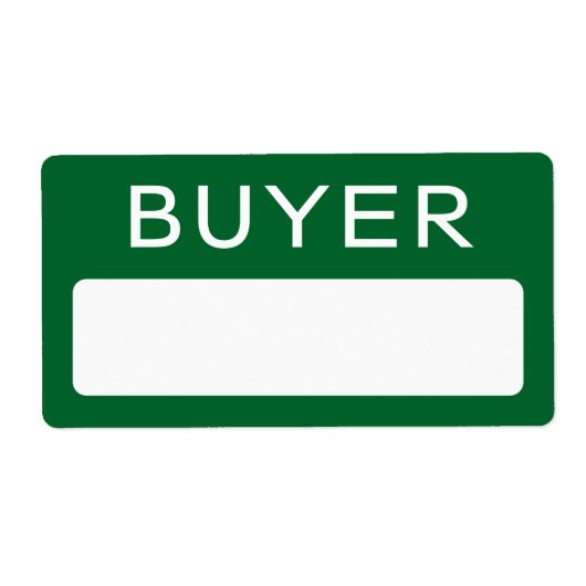 Koper Leverancier Naam Sticker Labels Beurzen Even (Voorkant)