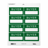 Koper Leverancier Naam Sticker Labels Beurzen Even (Full Sheet)