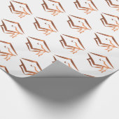 Koper-look-schaaldop Cadeaupapier (Hoek)