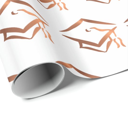 Koper-look-schaaldop Cadeaupapier (Rol Hoek)