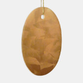 Koper Metaal Geborsteld Keramisch Ornament (Rechts)