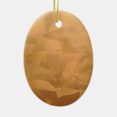 Koper Metaal Geborsteld Keramisch Ornament (Achterkant)