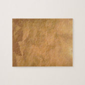 Koper Metaal Hand Geborsteld Legpuzzel (Horizontaal)