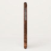 Koper metallic goud exclusieve luxe monogrammed Case-Mate iPhone case (Achterkant/links)