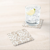 Koper / Mocha Mousse Toile, Kartonnen Onderzetters (Insitu)