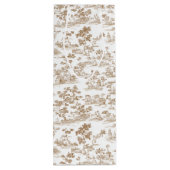 Koper / Mocha Mousse Toile, Wijn Cadeautas (Achterkant)