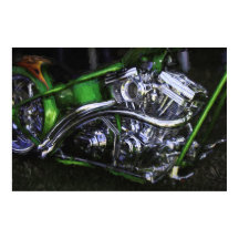 KOPER MOtorcycle DRAGON ON THE GRASS