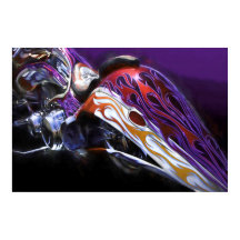 KOPER MOTORCYCLUSTAIL VAN EEN DRAGON