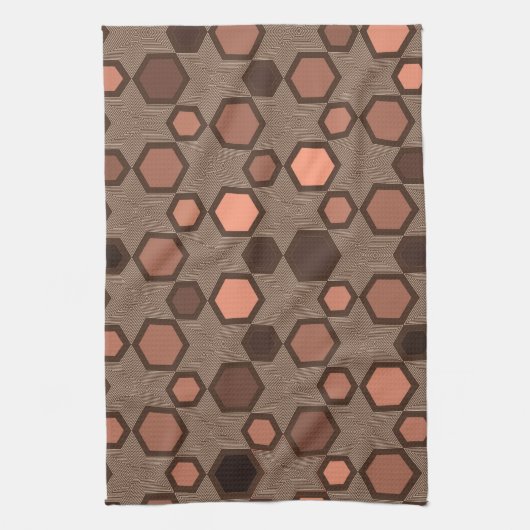 Koper Multi Geo Theedoek (Verticaal)