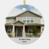 Koper: nieuwe huis-feestdag - Homefoto van verkope Keramisch Ornament (Voorkant)