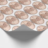 Koper Penny Coin Pattern – Lincoln Cent Design Cadeaupapier (Hoek)