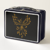 Koper Phoenix ruist op zwart (Voorkant)