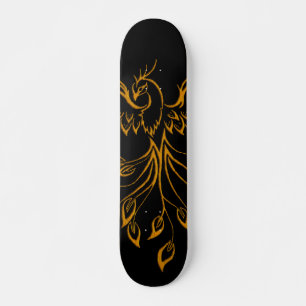 Koper Phoenix ruist op zwart Persoonlijk Skateboard