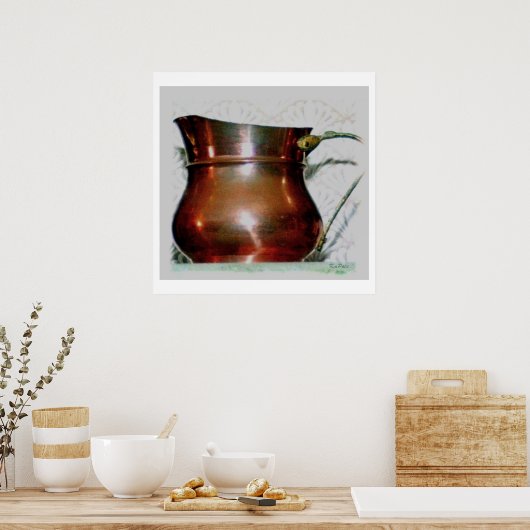 Koper Pitcher Poster (Keuken)