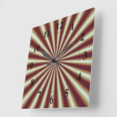 Koper Pleats wandklok (Hoek)