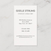 Koper Professioneel Bedrijf Modern Elegant Visitekaartje (Achterkant)