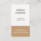 Koper Professioneel Bedrijf Modern Elegant Visitekaartje (Voorkant)