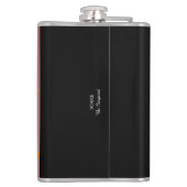 Koper Rain Red Hip Flask Heupfles (Achterkant)