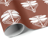 Koper rode zest-kunstvoorwerpen en kunstzinnige li cadeaupapier (Rol Hoek)