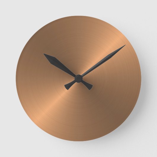 Koper Ronde Klok (Voorkant)