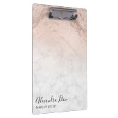 Koper roos goud glitter marmer make-up kunstenaar klembord (Rechts)