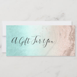 Koper roos goudglitter en mint make-up artiest