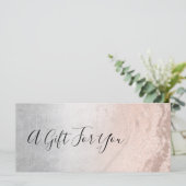 Koper roos goudglitter en zilver make-up artiest (Staand voorkant)