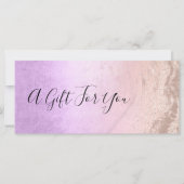 Koper roze goud glitters & paarse visagist (Voorkant)