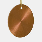 Koper Sheen-kerstaangepast Ornament (Rechts)