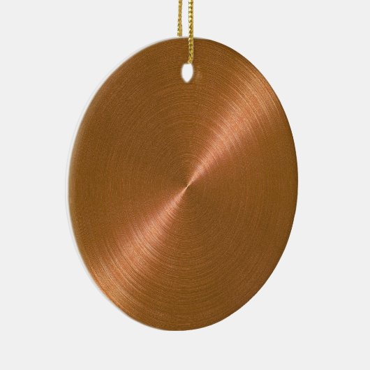 Koper Sheen-kerstaangepast Ornament (Rechts)