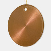 Koper Sheen-kerstaangepast Ornament (Links)